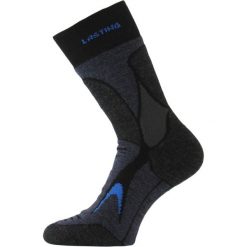 Skarpety merino unisex. Brązowe skarpetki męskie LASTING, bez wzorów, z dzianiny. Za 72.00 zł.