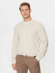 Guess Bluza M5RQ08 KCN01 Écru Regular Fit. Bluzy bez kaptura męskie Guess, m, z bawełny. Za 199.99 zł.