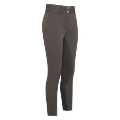 Damskie spodnie konkursowe o pełnej przyczepności HV Polo Cleo. Brązowe spodnie materiałowe damskie HV POLO, bez wzorów, sportowe. Za 634.00 zł.