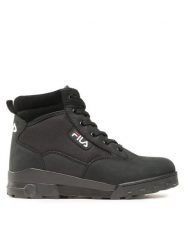 Fila Trapery Grunge II Mid Wmn FFW0217.80010 Czarny. Czarne trapery damskie Fila, z nubiku, bez obcasa. Za 519.99 zł.