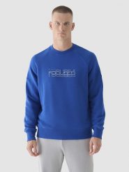 4F Bluza w kolorze niebieskim rozmiar: M. Niebieskie bluzy bez kaptura męskie 4f, m. Za 96.60 zł.