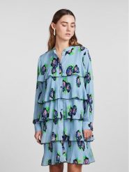 YAS Sukienka codzienna Rosola 26029332 Niebieski Regular Fit. Niebieskie sukienki damskie YAS, na co dzień, l, bez wzorów, z syntetyku, bez kołnierzyka, bez ramiączek, proste. Za 249.99 zł.