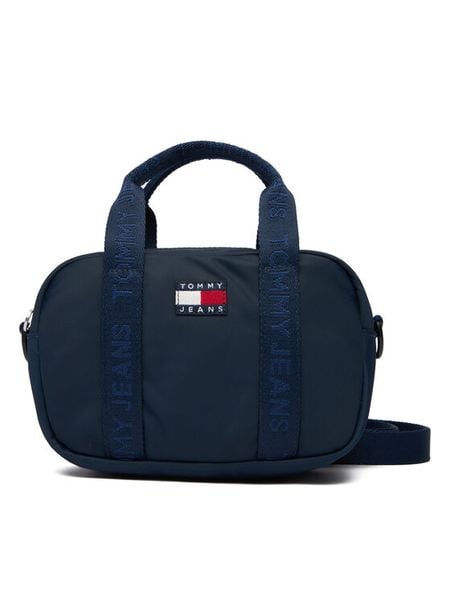 Tommy Jeans Torebka Tjw Ess Daily Crossover AW0AW17889 Granatowy. Niebieskie torebki klasyczne damskie Tommy Jeans, bez wzorów, z jeansu, bez dodatków. Za 159.99 zł.