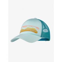 Czapka z daszkiem Buff Trucker Cap - chara mint. Niebieskie czapki męskie Buff, bez wzorów. Za 109.99 zł.