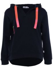Zwillingsherz Bluza "Smile" w kolorze granatowym rozmiar: L/XL. Niebieskie bluzy z kapturem damskie Zwillingsherz, l, z bawełny. Za 211.31 zł.