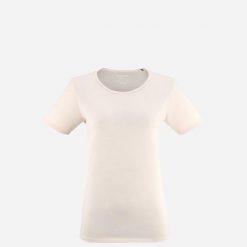 Koszulka damska z krótkim rękawem Millet Wanaka Light Ts Ss W active fit. Białe bluzki sportowe damskie Millet, m, z materiału, bez kołnierzyka, bez ramiączek. Za 233.80 zł.