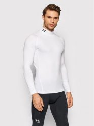 Under Armour Koszulka techniczna HeatGear® Mock 1369606 Biały Skinny Fit. Białe t-shirty sportowe męskie Under Armour, l, z syntetyku, bez ramiączek, do biegania. Za 99.99 zł.