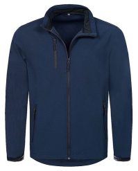 Kurtka Przeciwdeszczowa Softshell, Granatowa, Wiatroszczelna, Turystyczna, Sportowa. Niebieskie kurtki softshell damskie Stedman, m, bez wzorów, z elastanu, bez kaptura. Za 287.00 zł.