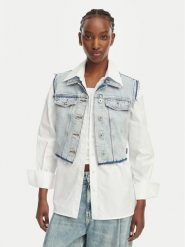 HUGO Kamizelka Garis B 50557076 Niebieski jasny Regular Fit. Niebieskie kamizelki damskie Hugo, s, z bawełny. Za 599.99 zł.