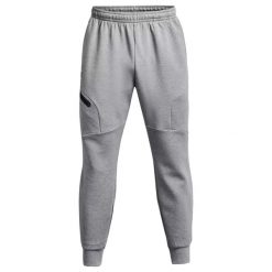 Spodnie Joggery Under Armour Unstoppable Flc Damskie. Szare spodnie sportowe damskie Under Armour, s, na fitness i siłownię. Za 416.95 zł.