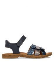 Primigi Sandały 1387055 M Granatowy. Niebieskie sandały dziewczęce Primigi, ze skóry, bez zapięcia. Za 209.99 zł.