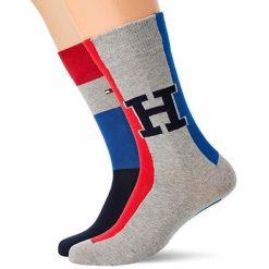 Skarpetki Męskie Tommy Hilfiger - Zestaw 2 Par z Bawełny 39-42. Skarpetki męskie Tommy Hilfiger, bez wzorów, z bawełny. Za 140.99 zł.