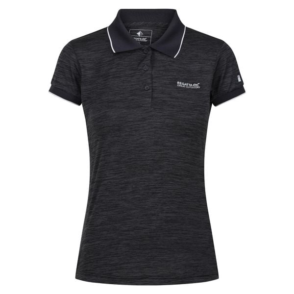 Damska Koszulka Polo Remex II. Szare bluzki damskie Regatta, bez wzorów, sportowe, bez kołnierzyka, bez ramiączek. Za 46.99 zł.
