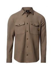 G-Star RAW koszula casual Mężczyźni Slim Fit Bawełna brązowy, M. Brązowe koszule męskie G-Star Raw, m, z aplikacjami, z bawełny, bez kołnierzyka, bez ramiączek. Za 329.95 zł.