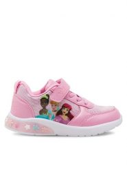 Princess Sneakersy CP66-SS24-200DPRN Różowy. Czerwone buty sportowe dziewczęce princess, bez wzorów, z materiału, bez zapięcia. Za 104.99 zł.