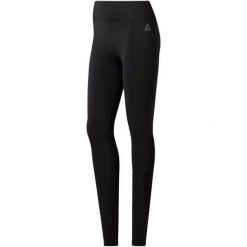Legginsy damskie Reebok Wor Myt Seamless Tight. Czarne bielizna termoaktywna damska Reebok, bez wzorów, z elastanu. Za 157.99 zł.