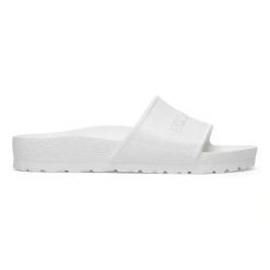 Birkenstock Barbados EVA White Klapki Unisex. Białe klapki i japonki męskie Birkenstock, z materiału. Za 199.99 zł.