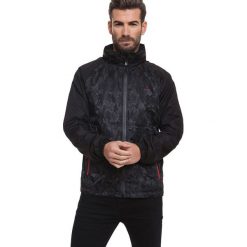 Kurtka w kolorze czarnym ze wzorem. Czarne kurtki męskie Lonsdale, Kangol, Crosshatch, l, bez wzorów, bez kaptura. W wyprzedaży za 149.95 zł.