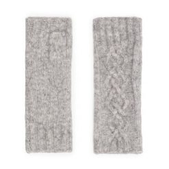 Rękawiczki Damskie Jenny Fairy. Szare rękawiczki damskie Jenny Fairy, bez wzorów, z dzianiny. Za 49.99 zł.