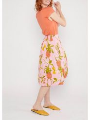 Blutsgeschwister Spódnica w kolorze jasnoróżowym rozmiar: S. Różowe spódniczki damskie Blutsgeschwister, s, bez wzorów, z wiskozy, klasyczne, z podwyższonym stanem, midi. Za 132.98 zł.