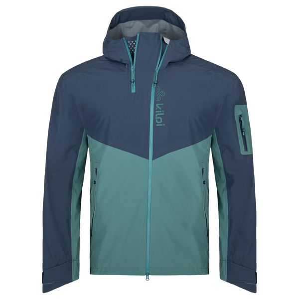 Męska kurtka outdoorowa Kilpi METRIX-M. Niebieskie kurtki męskie Kilpi, m, bez wzorów, z materiału, bez kaptura. Za 1,377.39 zł.