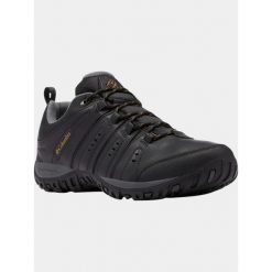 Buty Męskie Columbia Woodburn II WP. Czarne buty trekkingowe męskie Columbia, z materiału, bez zapięcia, trekkingowe. Za 349.99 zł.