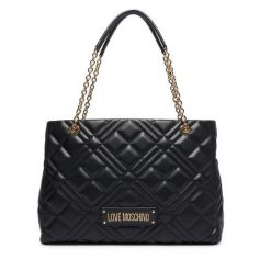 Torebka LOVE MOSCHINO. Czarne torebki klasyczne damskie Love Moschino, bez wzorów, bez dodatków. Za 1,009.00 zł.