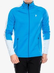 Bluza rozpinana Peak Performance Rider Zip Jacket. Niebieskie bluzy z kapturem męskie Peak Performance, s, z elastanu. Za 504.89 zł.