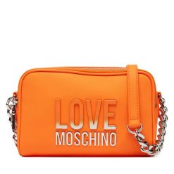 Torebka LOVE MOSCHINO. Brązowe listonoszki damskie Love Moschino, bez wzorów, bez dodatków. Za 519.99 zł.