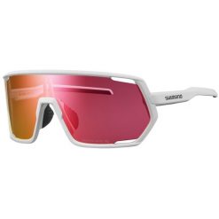 Okulary rowerowe TECHNIUM 2, biały mat/ Ridescape Road. Białe okulary przeciwsłoneczne męskie SHIMANO. Za 437.00 zł.