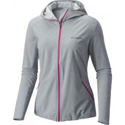 COLUMBIA kurtka damska Heather Canyon Softshell Jacket Grey Ash Heather S. Brązowe kurtki softshell damskie Columbia, s, bez wzorów, z softshellu, z kapturem. W wyprzedaży za 319.00 zł.