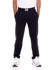 Sportowe spodnie męskie. Czarne spodnie sportowe męskie LEONE 1947 APPAREL, z bawełny. Za 84.16 zł.