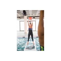Strój kombinezon do aquafitness MEG damski. Czarne kombinezony damskie NABAIJI, bez wzorów, z elastanu, bez kołnierzyka, bez ramiączek. W wyprzedaży za 69.99 zł.