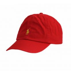 Czapka z daszkiem Polo Ralph Lauren Lunar New Year Twill Ball Cap. Czerwone czapki męskie Ralph Lauren, bez wzorów. Za 214.00 zł.