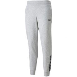 Spodnie damskie Puma Power Pants FL szare. Szare spodnie materiałowe damskie Puma, bez wzorów. Za 143.00 zł.