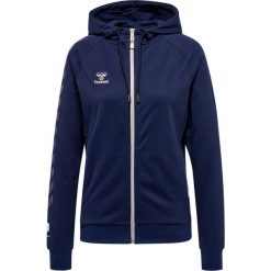 Damska bawełniana bluza z kapturem zapinana na zamek Hummel Move Grid. Niebieskie bluzy z nadrukiem damskie HUMMEL, m, z bawełny. Za 296.20 zł.