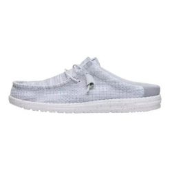 HeyDude Męskie Mokasyny Wally Slip Multi Mesh. Białe mokasyny męskie Hey dude, z materiału. Za 289.00 zł.