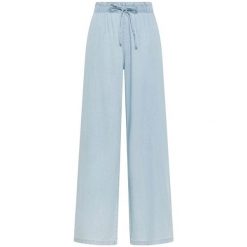 Spodnie Deha Spodnie Palazzo Z Denimowego Lyocellu Damskie. Niebieskie spodnie materiałowe damskie Deha, bez wzorów, z bawełny. Za 434.99 zł.
