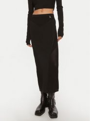 Patrizia Pepe Spódnica midi 8G0412 K195 K103 Czarny Slim Fit. Czarne spódniczki damskie Patrizia Pepe, bez wzorów, z syntetyku, midi. Za 479.99 zł.