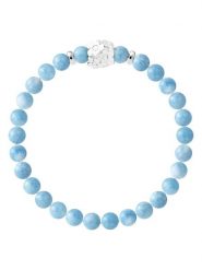 Pearline Bransoletka z akwamarynem rozmiar: onesize. Niebieskie bransoletki damskie Pearline, srebrne. Za 217.99 zł.