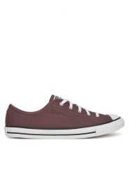 Converse Trampki Chuck Taylor All Star Dainty A13800C Brązowy. Brązowe trampki i tenisówki damskie Converse, bez wzorów, z materiału. Za 209.99 zł.