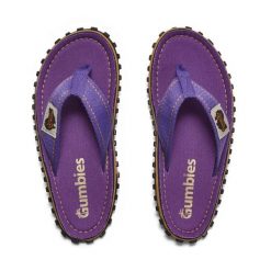 Japonki damskie GUMBIES ISLANDER FLIP-FLOPS WOMEN. Fioletowe klapki damskie Gumbies, bez wzorów, bez obcasa. Za 85.99 zł.