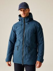 Regatta Kurtka przejściowa "Balaton" w kolorze niebieskim rozmiar: S. Niebieskie kurtki męskie Regatta, s, bez wzorów, bez kaptura. Za 287.84 zł.