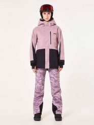 Oakley Kurtka narciarska "TNP" w kolorze jasnoróżowym rozmiar: M. Różowe kurtki narciarskie i snowboardowe damskie Oakley, m, bez wzorów, bez kaptura, narciarskie. Za 614.96 zł.
