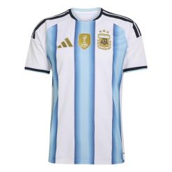 Koszulka piłkarska ADIDAS Argentyna. Białe t-shirty sportowe męskie Adidas, s, bez ramiączek, do piłki nożnej, climacool (adidas). Za 449.99 zł.