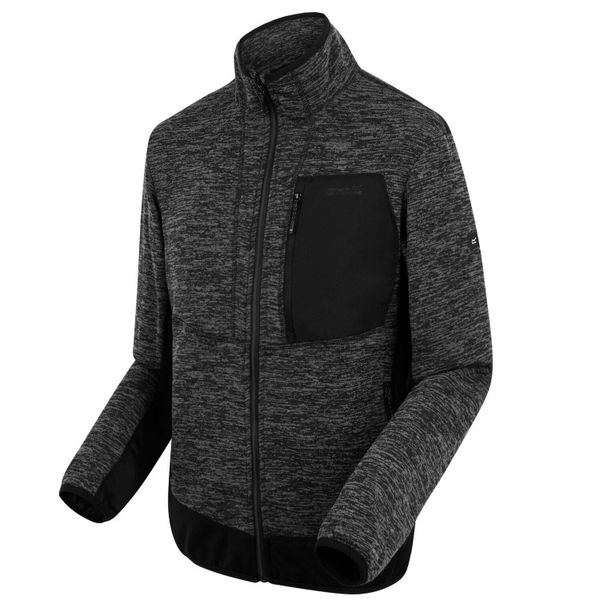 Bluza męska rozsuwana Baslinn. Czarne bluzy z kapturem męskie Regatta, m, z dzianiny. Za 149.99 zł.