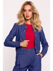 Made of emotion Bluza w kolorze niebieskim rozmiar: M. Niebieskie bluzy bez kaptura damskie Made Of Emotion, m, z bawełny. Za 210.81 zł.