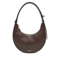 Torebka Furla. Brązowe torebki klasyczne damskie Furla, bez wzorów, bez dodatków. Za 699.99 zł.