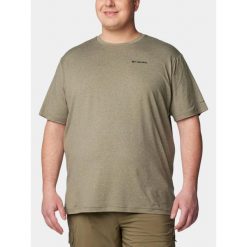 Koszulka sportowa męska Columbia Tech Trail II. Niebieskie t-shirty sportowe męskie Columbia, m, bez ramiączek, trekkingowe. Za 219.00 zł.