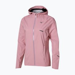 Kurtka do biegania damska Mizuno Trail Waterproof 20K Hooded. Czerwone kurtki damskie Mizuno, l, bez wzorów, z poliamidu, bez kaptura. Za 659.99 zł.